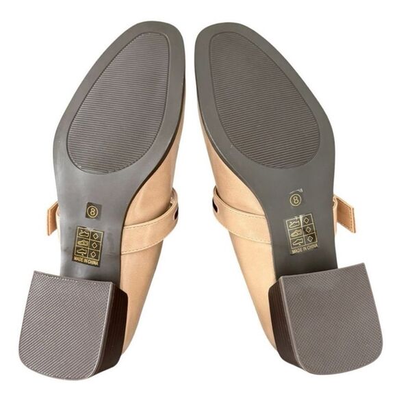 Journeee Collection Savvi Mary Jane Pump Heels Faux Leather Shoes Women’s Size 8 - Picture 7 of 15